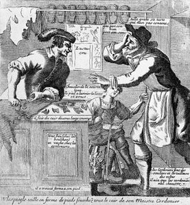 Ayakkabıcı - 1782 - Musee Carnavalet. by Unknown artist