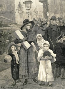 Alışveriş New York (1891). by Unknown artist