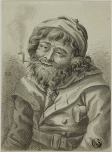 sigara içen deniz kaptanı by Unknown artist