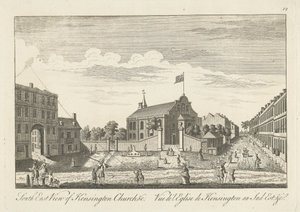 Kensington Kilisesi'nin Güney Doğu Görünümü by Unknown artist