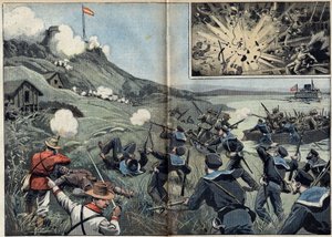 İspanya ve Kuzey Amerika arasındaki İspanyol-Amerikan Savaşı veya Küba Bağımsızlık Savaşı (1868-1898) by Unknown artist