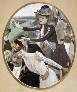 Seyirciler yarışlarda by Unknown artist