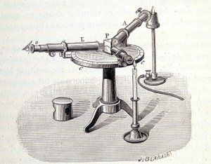 Spektroskop Bunsen ve Kirchhoff - Emile Des Beaux, Flammarion