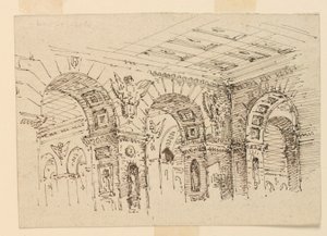 Sahne Tasarımı, Saray İçi by Unknown artist
