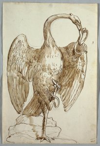 Kuğu ve İki Yılan by Unknown artist