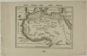 Tabula Moderna Prime Partis Aphricae by Unknown artist