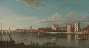 Lambeth Sarayı'ndaki Thames by Unknown artist