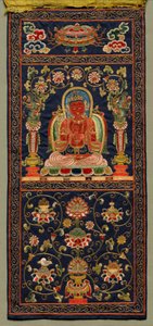 Yedinci Bodhisattva ile Thangka by Unknown artist