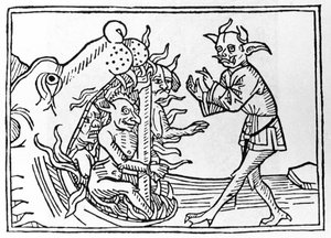 Belial Süreci: “Yeraltı Dünyasının Girişine Dönen Belial Demon”” Jacobus de Teramo (veya Palladino), Ausburg