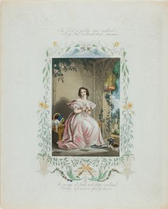 Kafesteki Kuş Hapsedildi (Sevgililer Günü) by Unknown artist