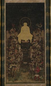 "Bilgeliğin Mükemmelliği" (Prajnaparamita) Sutrasını Vaaz Eden Buddha by Unknown artist