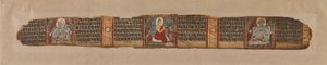 Buda, bir Prajnaparamita el yazmasından bal dağıtıyor by Unknown artist