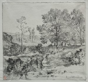 Ormanın Kenarı. Karides Balıkçısı by Unknown artist