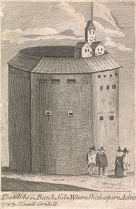 The Globe on Bank Side where Shakespeare Acted (J. Serrell tarafından yayınlandı); sayfa 10 (İkinci Cilt) by Unknown artist