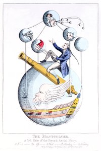 Montgolsier: Fransız Hava Donanmasının ilk oranı (baskı) by Unknown artist