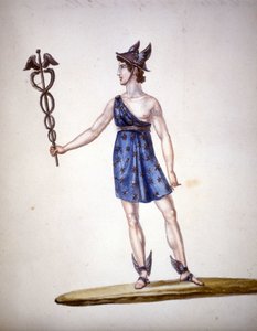 Yunanlılar arasında Roma Tanrısı Merkür veya Hermes. by Unknown artist