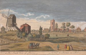 Barnes'ın Güney Görünümü by Unknown artist
