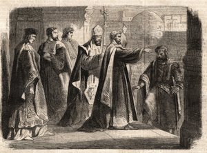 Milano Başpiskoposu Aziz Ambrose (Aurelius Ambrosius, Ambrogio di Milano (340-397), kilisenin Roma imparatoru I. Theodosius