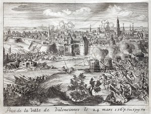 Valenciennes (Fransa) şehri 24 Mart 1567