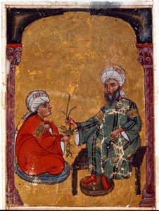 Doktor ve botanikçi Pedanius Dioscoride (Dioscorides) (MS 40-90), öğrencilerinden birine, Irak