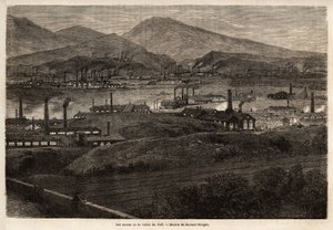 Taff Vadisi fabrikaları. 1862