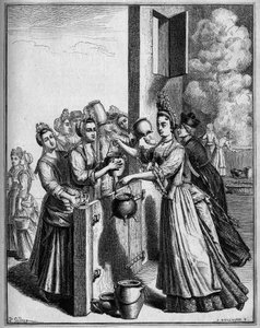 1709 kıtlığı sırasında Paris
