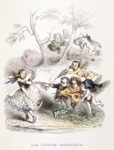 Meraklı zefirler - gravür by Unknown artist