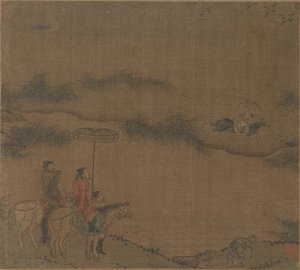 Yaban Kazı Avlayan Üç Atlı by Unknown artist