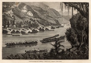 Mekong Nehri üzerinde her yıl yağmur mevsiminin sonunda, nehir kenarındaki balıkçı ve çiftçi köyleri arasında prestijli bir yarışma olarak düzenlenen geleneksel kano yarışı. Çinhindi