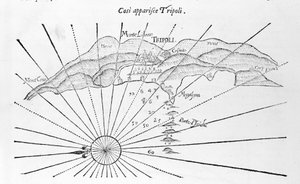 1743 temsili Trablus. by Unknown artist