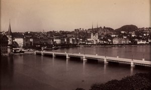 İsimsiz (Mesafedeki Kasabalı Köprü) by Unknown artist