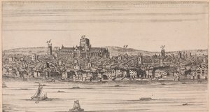 Nehrin Karşısındaki Eski St. Pauls'un Görünümü by Unknown artist