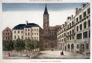 18. yüzyılda Strasbourg Katedrali