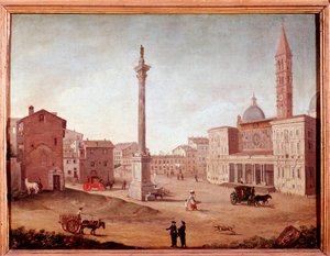 Roma Anonim suluboya Santa Maria Maggiore (Santa Maria Maggiore) Bazilikası