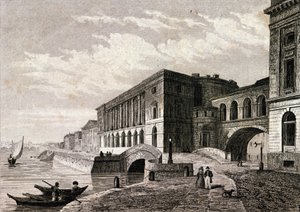 1828 yılında St. Petersburg Tiyatrosu'nun görünümü. by Unknown artist