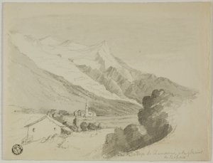 Chamonix Köyü ve Bossons Buzulu