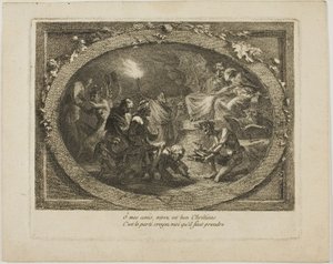 Voltaire Şeytani Bir Şölende by Unknown artist