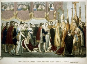 Napolyon I ve Mary - Habsburg Louise arasında Viyana