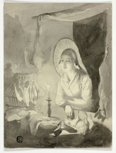 kadın soyunma tavuğu by Unknown artist
