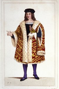 Guillaume de Montmorency'nin portresi (yaklaşık 1453 - 1531) 1830 gravürü. by Unknown artist