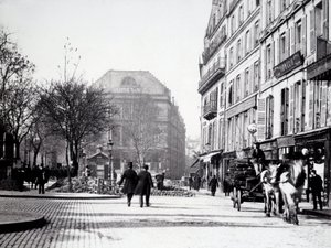Ambigu tiyatrosu ile rue de Paris