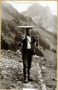 Armailli de la Gruyère - kartpostal, 19. yüzyıl sonu by Unknown photographer