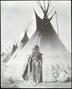 Blackfoot Indian, Calgary Bölgesi by Unknown photographer