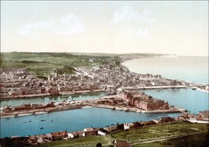 Fécamp ve kayalıkları - V. 1895 by Unknown photographer