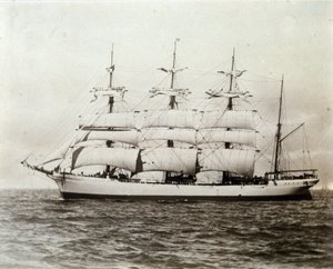 Fransız yelkenli Emile Renouf Le Havre açıklarında 02/07/1897 Photography by Unknown photographer