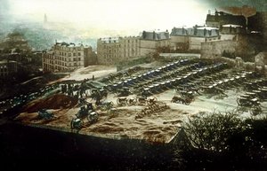 Montmartre'de hükümetin büyük topları Paris'e tehdit oluşturuyor mars 18 by Unknown photographer