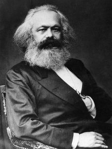 Karl Marx (1818-1893), Alman Sosyalist Teorisyeni ve Devrimci by Unknown photographer