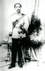 Kral Chulalongkorn, 1880 dolayları (s/b fotoğraf) by Unknown photographer