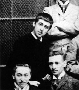 Marcel Proust (1871-1922) Paris'teki Lisede, c. 1887 by Unknown photographer