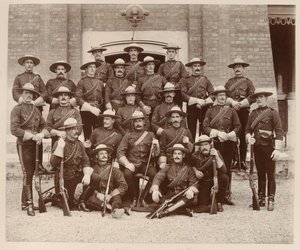 Kuzey Batı Atlı Polisi, Chelsea Kışlası, Diamond Jubilee by Unknown photographer